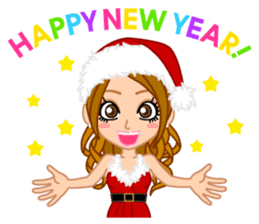 Girls' Night Out "Merry Christmas" sticker #1643822