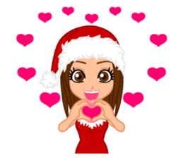 Girls' Night Out "Merry Christmas" sticker #1643829