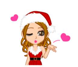 Girls' Night Out "Merry Christmas" sticker #1643832