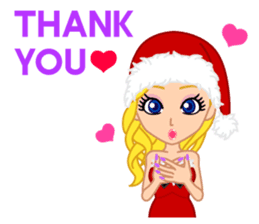 Girls' Night Out "Merry Christmas" sticker #1643834