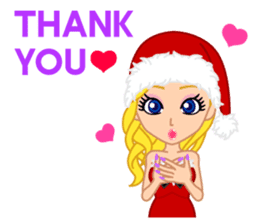Girls' Night Out "Merry Christmas" sticker #1643834