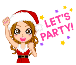 Girls' Night Out "Merry Christmas" sticker #1643838