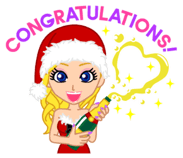 Girls' Night Out "Merry Christmas" sticker #1643839