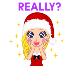 Girls' Night Out "Merry Christmas" sticker #1643842