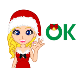 Girls' Night Out "Merry Christmas" sticker #1643845