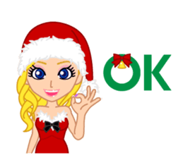 Girls' Night Out "Merry Christmas" sticker #1643845