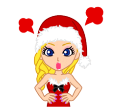 Girls' Night Out "Merry Christmas" sticker #1643852