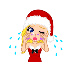 Girls' Night Out "Merry Christmas" sticker #1643853