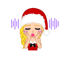 Girls' Night Out "Merry Christmas" sticker #1643855