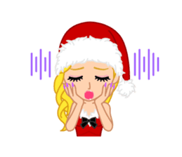 Girls' Night Out "Merry Christmas" sticker #1643855
