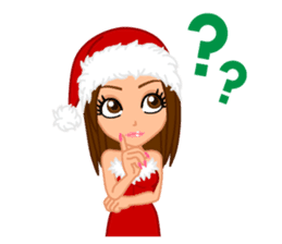 Girls' Night Out "Merry Christmas" sticker #1643856