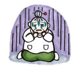 smiling face koharu sticker #1644264