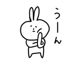 ambiguous answer rabbit usami san sticker #1644338