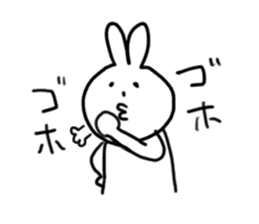 ambiguous answer rabbit usami san sticker #1644358