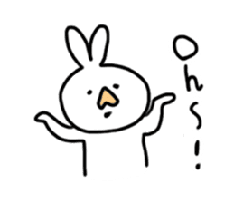 ambiguous answer rabbit usami san sticker #1644362