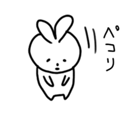 ambiguous answer rabbit usami san sticker #1644363