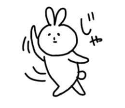 ambiguous answer rabbit usami san sticker #1644364