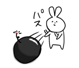 ambiguous answer rabbit usami san sticker #1644366