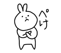 ambiguous answer rabbit usami san sticker #1644371