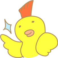 An easy crown bird sticker #1644390