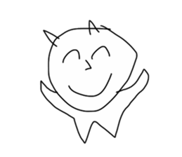 devil oni sticker #1644423