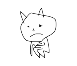 devil oni sticker #1644427