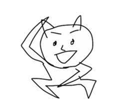 devil oni sticker #1644433