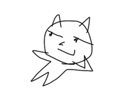 devil oni sticker #1644439