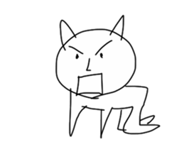 devil oni sticker #1644444