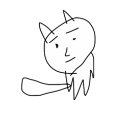 devil oni sticker #1644447