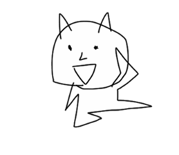 devil oni sticker #1644452