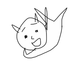 devil oni sticker #1644454