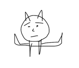 devil oni sticker #1644456