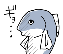 Straight face Sticker sticker #1645359