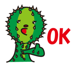 Mr. Cactus living in Kansai sticker #1645604