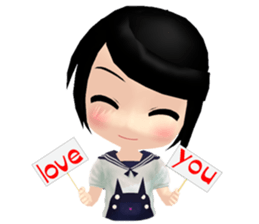 Lucky Cute Girl Vol.2 (Eng Version) sticker #1646380