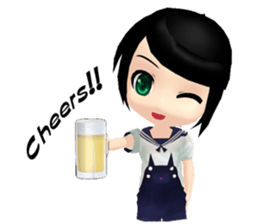 Lucky Cute Girl Vol.2 (Eng Version) sticker #1646389