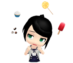 Lucky Cute Girl Vol.2 (Eng Version) sticker #1646392