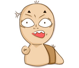 Momo Earthworm sticker #1646537