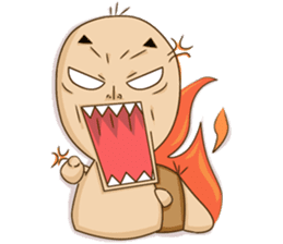 Momo Earthworm sticker #1646538