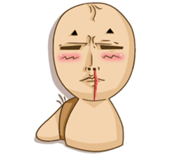 Momo Earthworm sticker #1646540