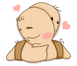 Momo Earthworm sticker #1646555