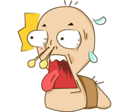 Momo Earthworm sticker #1646570