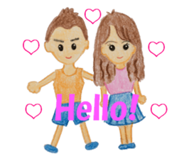 Good friend couple Kacchi and Hicchi sticker #1646577