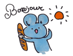 France mouse sticker #1647737