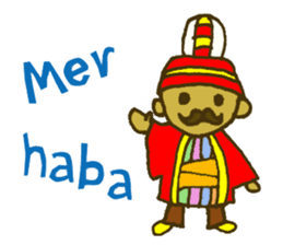 Greetings in 40 languages sticker #1648476