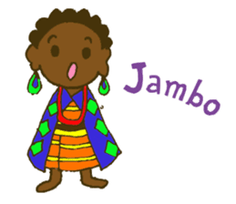 Greetings in 40 languages sticker #1648491