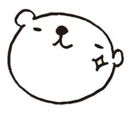 A tiny polar bear TATSUO. sticker #1648779