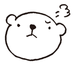 A tiny polar bear TATSUO. sticker #1648780