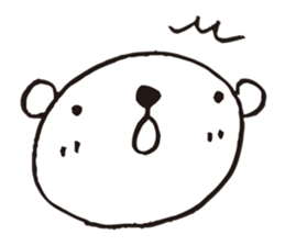 A tiny polar bear TATSUO. sticker #1648781